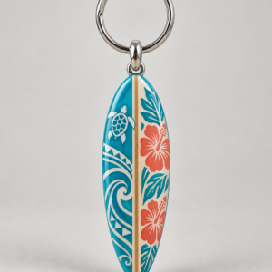 Porte-clés Polynésie Surf