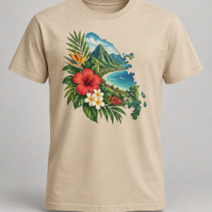 T-shirt Martinique « Île aux Fleurs »